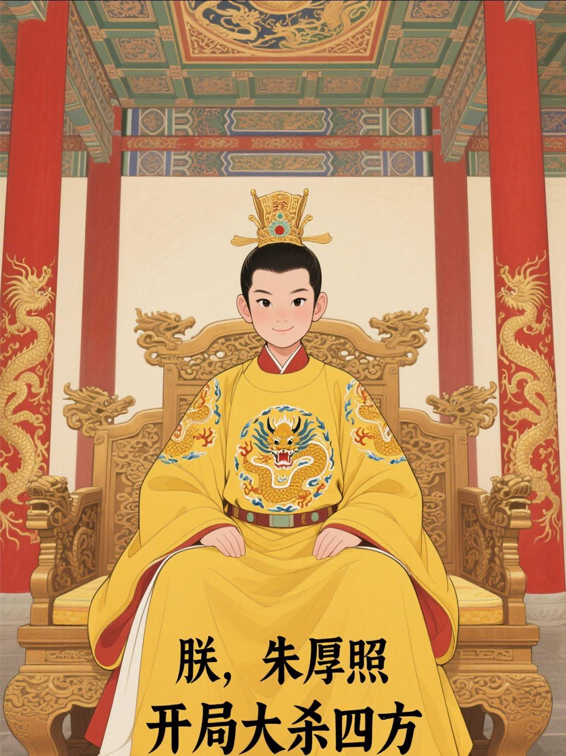 大明朕登基以后 朱厚照